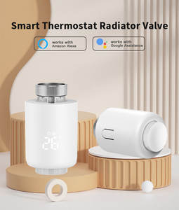 Válvula termostática inteligente Tuya Zigbee mejorada, controlador de radiador de nueva generación, Control de aplicación de teléfono móvil, calentadores inteligentes para el hogar - Product Image 2