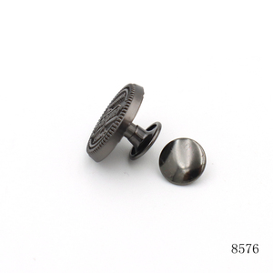 Nouveau design, rivets en alliage de zinc gravés sur mesure avec logo, finition bronze vieilli, pour collier/sangle de sac à main - Product Image 3