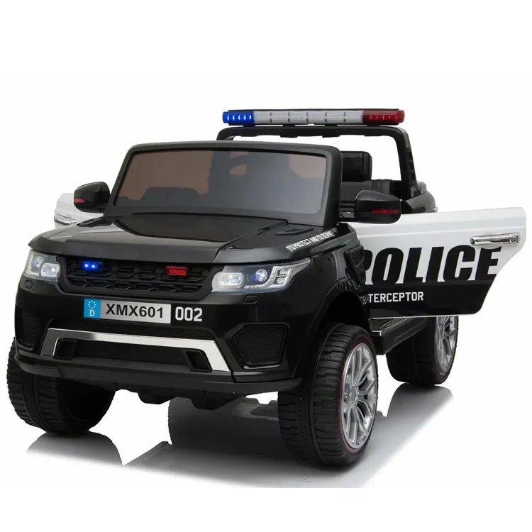 Polizei Set Seifenblasen-Pistole Polizeiauto Car Auto Selbstfahrend Police LED 
