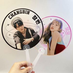 Abanico de Mano Transparente de Plástico KPOP Personalizado al por Mayor de Fábrica, con Logotipo Impreso, para Conciertos o Regalos Empresariales - Product Image 2