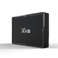 Boîtier TV Android X96H 4 Go 64 Go 4 Go 32 Go, système d'exploitation 9.0, H603, prend en charge 6K, Wifi 2.4G/5Ghz, boîte IPTV, Google Play Store, Youtube, X96 H SET TOP BOX