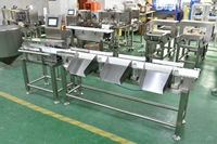 Deux pieds de poulet, machine de triage et de calibrage du poids pour volaille et fruits de mer/machine de triage du poids pour volaille
