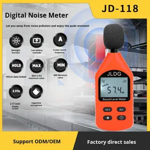Sonmètre numérique de haute précision JD-<span class=keywords><strong>118</strong></span> - Détection du bruit environnemental, petite taille - Product Image 5