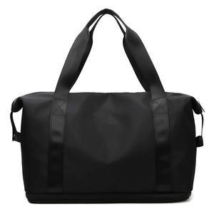 Tragbare Wochenend reisetaschen Sport Fitness studio Große Kapazität Faltbare Fitness Weibliche Damen Tragetaschen Reisetaschen Frauen - Product Image 6