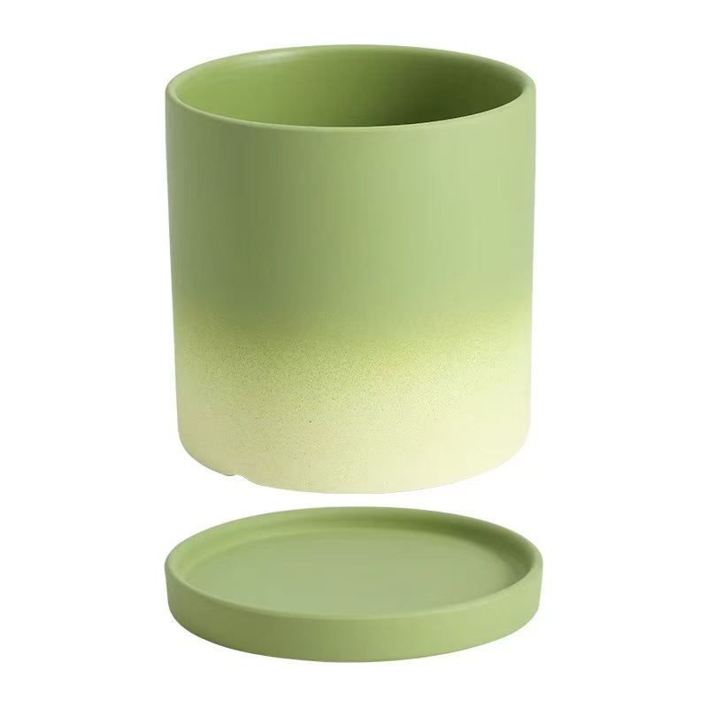 Plateau vert dégradé [Céramique]