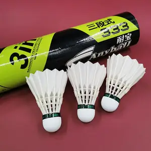 Anyball 333 Badminton raketle 3 in 1 raketle en popüler servis en dayanıklı tüm insanlar için