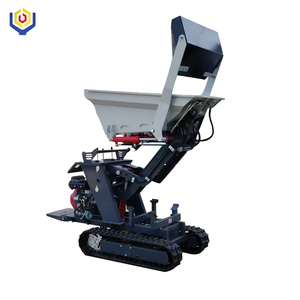 Gratis bezorging Tuinbouw Mini <span class=keywords><strong>Loader</strong></span> 500KG Kleine Rups Dumper met Heffunctie Track Mini Dumper - Product Image 1