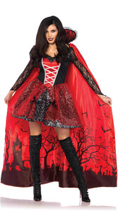 <span class=keywords><strong>Disfraz</strong></span> de <span class=keywords><strong>Bruja</strong></span> de Halloween, <span class=keywords><strong>Disfraz</strong></span> de Vampiro para Cosplay, Capa, <span class=keywords><strong>Disfraz</strong></span> de <span class=keywords><strong>Zombie</strong></span> para Fiesta de Carnaval, Vestido de Reina Demonio para Mujer - Product Image 6
