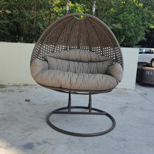 Nouvelle Offre Spéciale : Chaise Suspendue de Jardin en Rotin pour Extérieur, Fauteuil Balançoire de Patio à Prix Abordable, Vente Directe Usine - Product Image 2