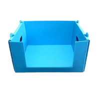 Boîte ondulée forte de pp Boîte de déménagement en plastique ondulé Poubelle de recyclage ondulée de pp