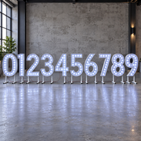 Lettres lumineuses extérieures personnalisées par le fabricant, chiffres de 5 pieds, lettres géantes de 4 pieds, enseigne électrique étanche « Love »