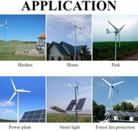 Peut être personnalisable 1KW 2KW 3KW 5KW 10KW système d'éolienne horizontale et verticale