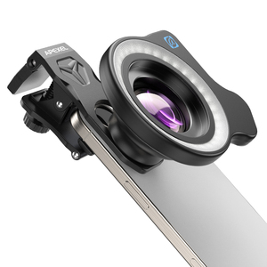 Chuyên Nghiệp 5K HD 10X Siêu <span class=keywords><strong>Macro</strong></span> Phổ Clip Chất Lượng Hàng Đầu Máy Ảnh Ảnh <span class=keywords><strong>Macro</strong></span> Điền Ống Kính Ánh Sáng Kit Đối Với iPhone Samsung Android - Product Image 2