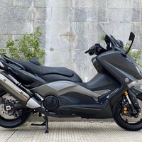 Kit de carénage complet pour moto Yamaha T-MAX 530 ABS en plastique noir sans balais, utilisé, 2015-2016