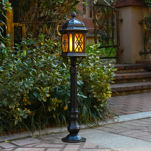 Lampe solaire LED pour pelouse en alliage d'aluminium, étanche IP65, lumière du jour 5000K, détecteur de mouvement, CRI90, angle de faisceau 60°, garantie 5 ans - Product Image 6
