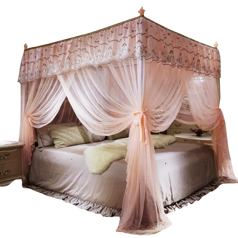 Livre instalação moderna design simples urgarding dobrável em aço inoxidável suporte de alta qualidade tecido mosquito cama