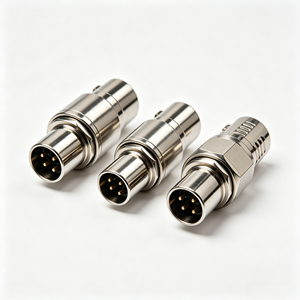 Carcasa Metálica Circular para Conector de Sensor Automotriz de Acero Inoxidable Personalizada CNC, Mecanizada por Torneado y Fresado CNC - Product Image 2