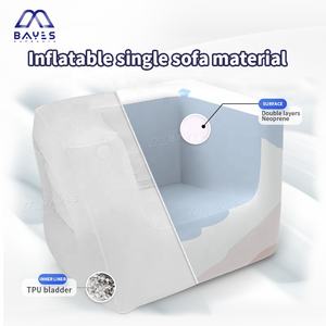 Bomba de aire inflable para exteriores con diseño personalizado rápido, sofá de un solo asiento, silla de película inflable, sofá - Product Image 6