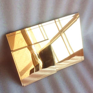 Feuille de miroir en acrylique facile à nettoyer pour salle de bain douche Inserts Vanity Tops Couvre-réservoir de toilette Stockage à domicile - Product Image 2