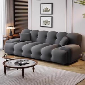 Canapé-<span class=keywords><strong>lit</strong></span> convertible de luxe moderne avec rembourrage en velours pliable pour l'appartement, le salon, le canapé-<span class=keywords><strong>lit</strong></span> à double usage - Product Image 3