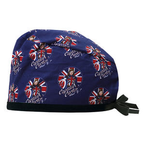 Logo personalizzato simpatico modello di cappelli da ospedale regolabili copricapo medico dentista lavoro Scrub cappello chirurgico per infermiere - Product Image 5