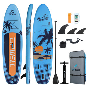 Inflatable <b>Stand</b> Up Paddle Board 320X81X15Cm PVC SUP Board For Lakes Rivers Unisex Outdoor Water Sports Equipment - Product Image 3