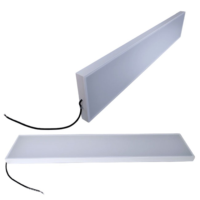75W Office Led Panel Light 1200*20mm Ra 97 Suspension Square Shape 5000K AC85-265V