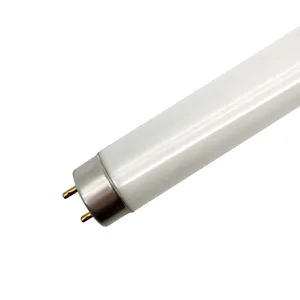 Le tube de lampe fluorescente T8 allume 60cm 120cm avec le tube en verre de longueur régulière
