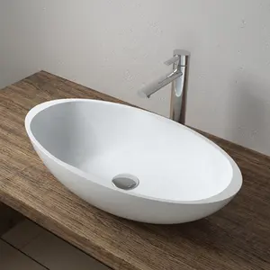 Hot Sale Sharp Artificial Stone Wash Basin,Newest Solid Surface Counter Top Basin,Fancy Marble Basin A30
