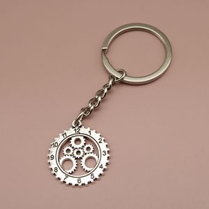 Portachiavi Numerato a Forma di Ingranaggio in Lega di Bronzo Anticato, Stile Steampunk, per Regali agli Ingegneri - Product Image 6