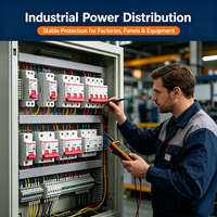 Mini Interruptor Automático Delixi MCB 2P, Carcasa IP20, Capacidad de Ruptura de 6kA, Protección Li, Certificación CCC CE, Múltiples Tipos
