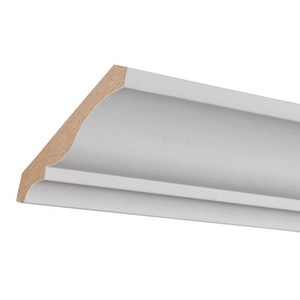 Moldeado competitivo de la fibra de madera que se puede pintar moldeado de la Corona imprimado blanco del <span class=keywords><strong>MDF</strong></span> para el techo - Product Image 1