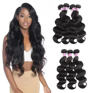 Perruque africaine femme 100 cheveux humains brésiliens tissage en lot noir serpent grande vague rideau de cheveux bouclés peut être personnalisé