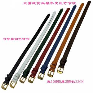 สายนาฬิกาแบบผูกปมทำจากไม้ไผ่อัดทำจาก<span class=keywords><strong>หนัง</strong></span>วัวแท้10มม. - Product Image 2