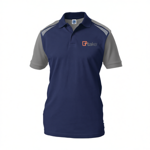TTAKE Regular Short Sleeve Polo <b>Shirt</b> Black S Performance Fabric Workwear - Product Image 2