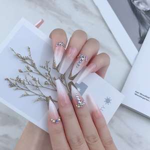 <span class=keywords><strong>Faux</strong></span>-<span class=keywords><strong>ongles</strong></span> en acrylique de haute qualité, longs, artificiels, de luxe, personnalisés, colorés, bon marché - Product Image 2