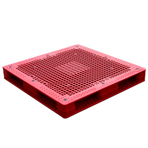 Palette en plastique double face, hauteur 110 mm, entrée 4 directions, charge statique 6000 kg, utilisation en entrepôt industriel - Product Image 2