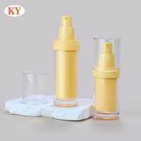 Nouvelle bouteille de cosmétiques Double couche en plastique combinaison sous vide bouteille de lotion PS bouteille fendue de voyage de haute qualité