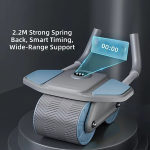 Roue double de qualité professionnelle pour entraînement de 2,2 m, rebond puissant, mouvement silencieux, durable, antidérapante, pour hommes et femmes, <span class=keywords><strong>renforcement</strong></span> des muscles du tronc. - Product Image 6