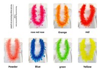 Guirlande fluorescente transfrontalière à cinq étoiles pour fête, collier de fête de carnaval, fête de danse pour la Journée des enfants, populaire
