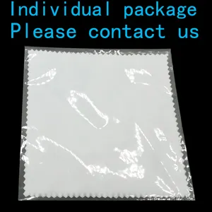 Заводская Высококачественная плотная дешевая белая салфетка для очистки очков из микрофибры под заказ с принтом под заказ