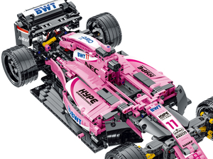 MORK 023009 Bán Chạy 1:10 Mô Hình Xe Công Nghệ F1 VJM10 Màu Hồng Bộ Xếp Hình Quà Tặng Cho Bé Trai 1225 Mảnh Đồ Chơi Xếp Hình - Product Image 6