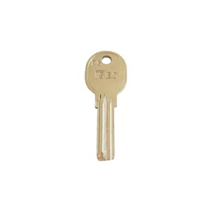 通用铜金属银白色ISEO空白钥匙安全型号门锁空白钥匙