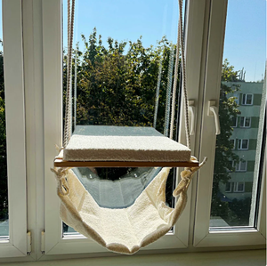 เตียงไม้แขวนสำหรับแมวเฟอร์นิเจอร์แมว - Product Image 2