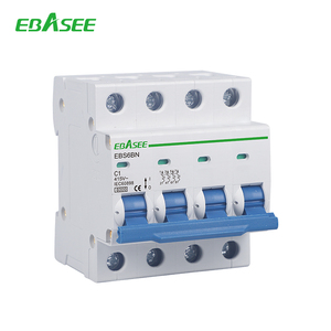 EBASEE/OEM China <span class=keywords><strong>EBS6BN</strong></span> Interruptor Automático Miniatura (MCB) Eléctrico de Riel DIN de 4 Polos C16 6A 50A 25A 63A AC - Product Image 4