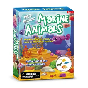 2021 juguetesステムDIY教育玩具子供用プラスチック玩具海洋動物掘削キット掘り出しキットエコ玩具