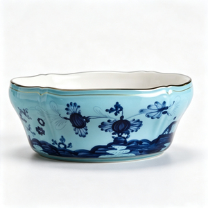 Service de vaisselle en porcelaine italienne de style européen, bol à fruits 7+10 pouces, résistant au lave-vaisselle, peint à la main, personnalisable, coffret cadeau complet - Product Image 5