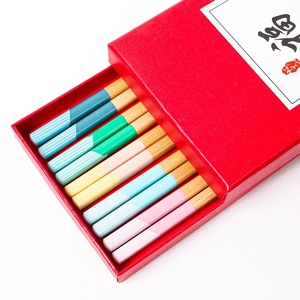 Palillos de Bambú de 24 cm, Color Sólido, Ecológicos, para Uso Doméstico, en Caja de Regalo - Product Image 4