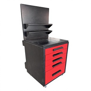 Chariot à outils robuste de qualité supérieure 275 kg |   Armoire d'atelier mobile à 5 tiroirs avec verrouillage central OEM/ODM personnalisable, style industriel moderne - Product Image 1