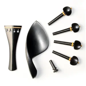 Fashionable Good Quality Complete With Ebony Violin Accessories Set